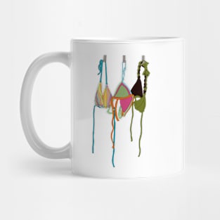 hanging bikinis Mug